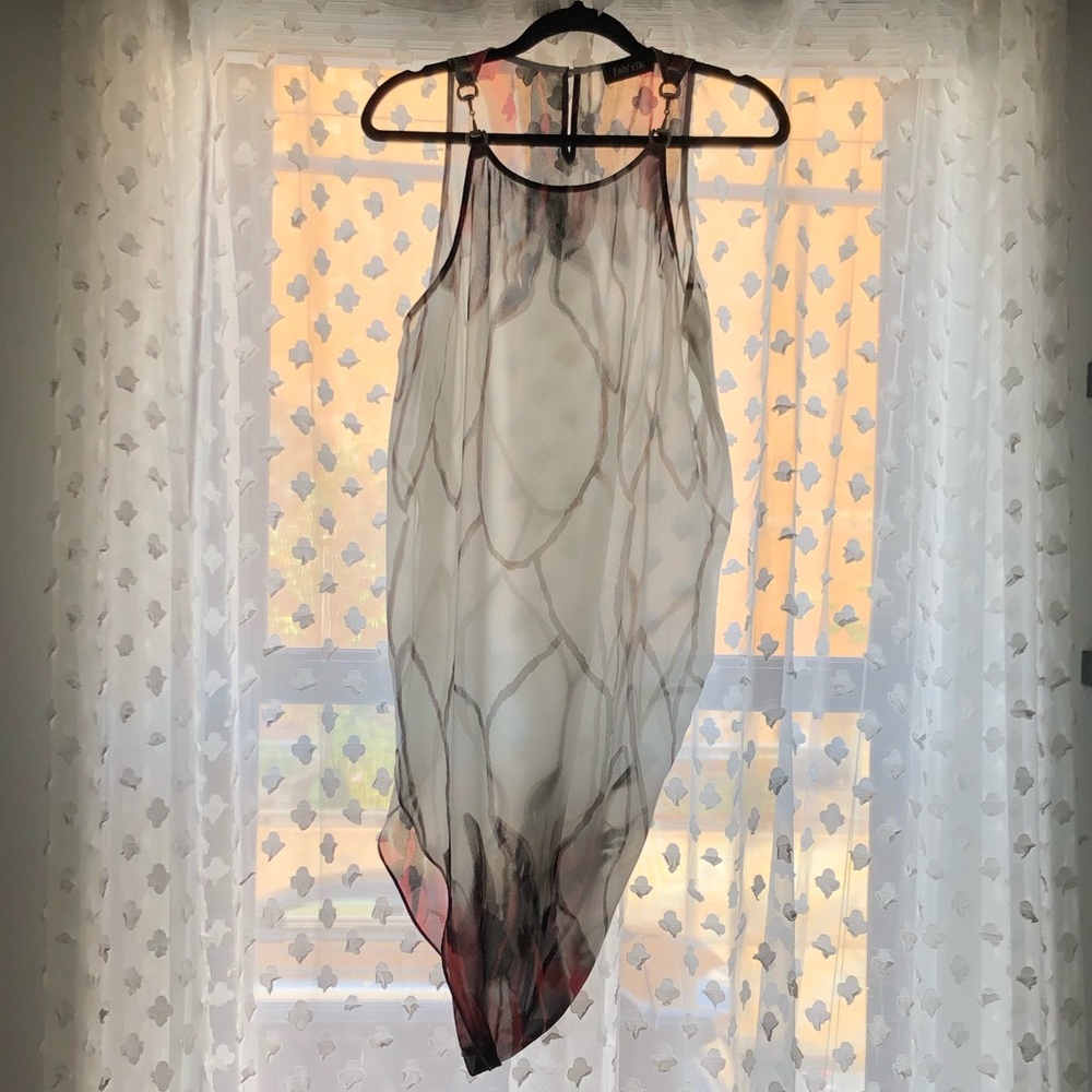 Asymmetrical Abstract Tunic - Picture 4 of 5